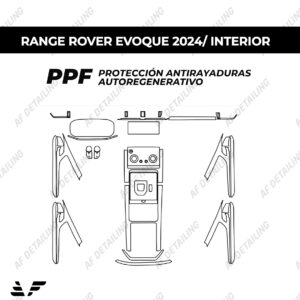 Película Protectora de Pintura (PPF) Interior para Land Rover Evoque 2024