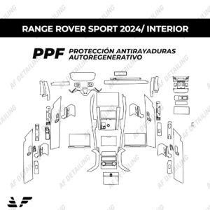 Película Protectora de Pintura (PPF) Interior para Land Rover Range Rover Sport 2024