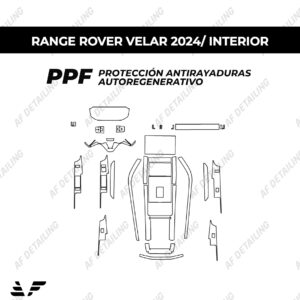 Película Protectora de Pintura (PPF) Interior para Land Rover Velar 2024