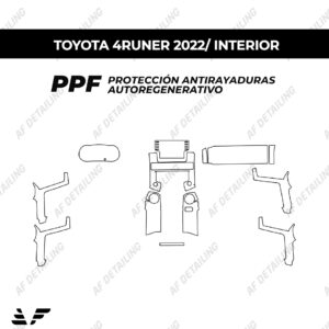 Película Protectora de Pintura (PPF) Interior para Toyota 4Runner