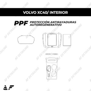 Película Protectora de Pintura (PPF) Interior para Volvo XC40