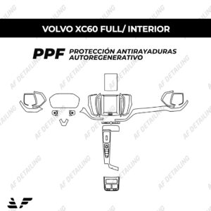 Película Protectora de Pintura (PPF) Interior para Volvo XC60 Full