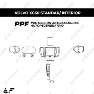 Película Protectora de Pintura (PPF) Interior para Volvo XC60 Standard