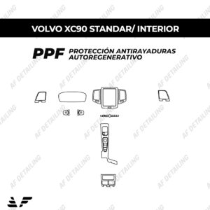 Película Protectora de Pintura (PPF) Interior para Volvo XC90 Standard