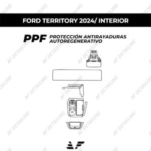 Película Protectora de Pintura (PPF) Interior para Ford Territory 2024