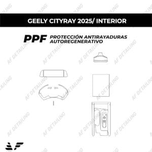 Película Protectora de Pintura (PPF) Interior para Geely City Ray