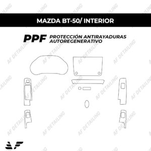 Película Protectora de Pintura (PPF) Interior para Mazda BT-50