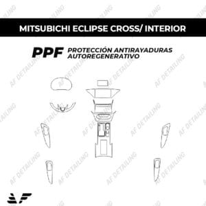 Película Protectora de Pintura (PPF) Interior para Mitsubishi Eclipse Cross 2019