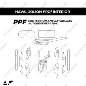 Película Protectora de Pintura (PPF) Interior para Haval Jolion Pro 2025