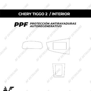 Película Protectora de Pintura (PPF) Interior para Chery Tiggo 2