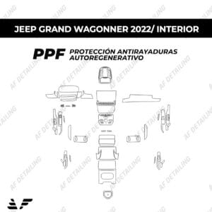Película Protectora de Pintura (PPF) Interior para Jeep Grand Wagoneer 2022
