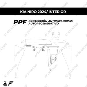 Película Protectora de Pintura (PPF) Interior para Kia Niro 2024